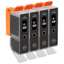4 Black (PGI) Ink Cartridges for Canon PIXMA iP4700 MP560 MP640 MX860