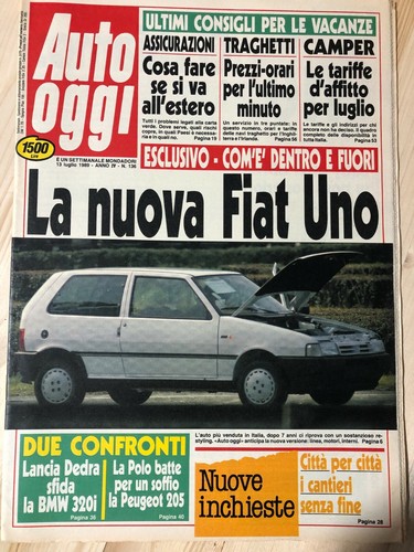 Magazine auto today 1989 - magazine,