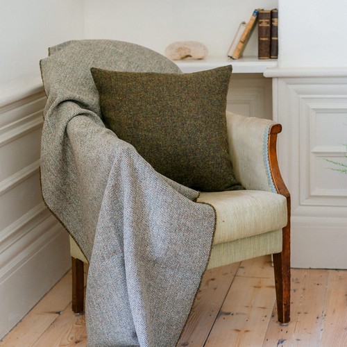 Harris tweed moss 45cm - tweed, 45cm/18"