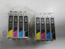 2X Genuine EPSON T0544 T0543