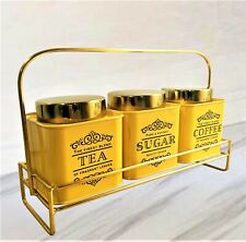 SET OF 3 TEA COFFEE SUGAR