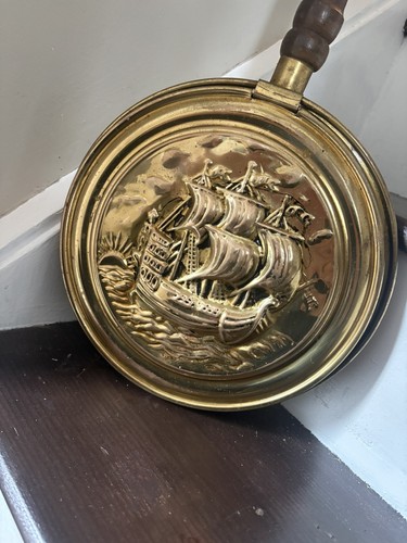 Vintage brass wall hanging - wall,
