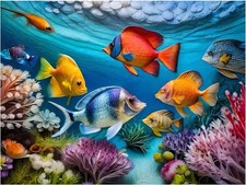 Tile Mural Underwater Ocean