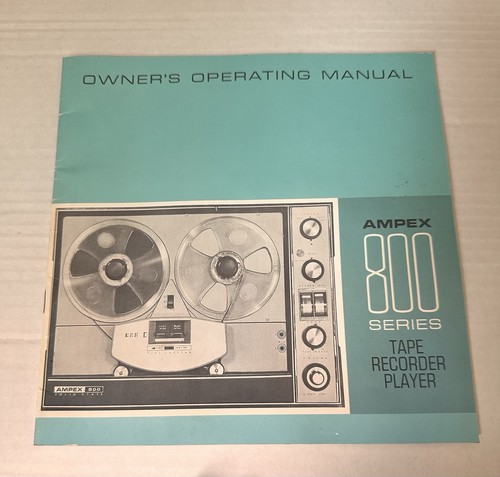 Vintage ampex 800 series - 800, tape