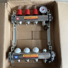 3 Port Underfloor Heating Manifold Beneath Heat New Never Used