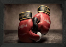 boxing gloves Framed Wall Art