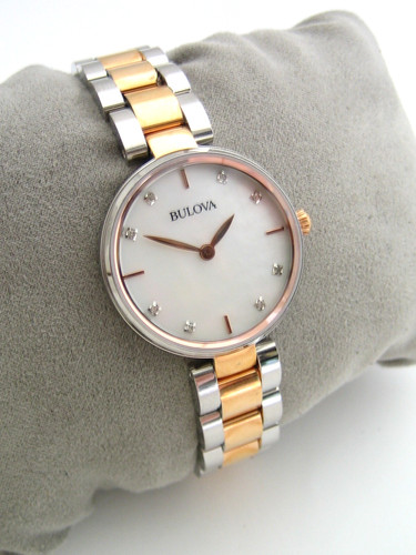 Bulova watch womens diamond - watch,