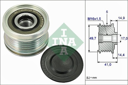 Ina 535 0101 alternator - 0101, 10