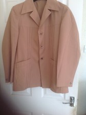 Vintage - Men's 1970's Sand Safari style Jkt - Sz: 40C - Condition: Very Good 
