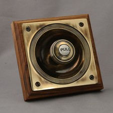 Brass Claverley Front Door Bell Pull