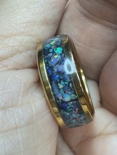 Australian Opal Inlay Rings