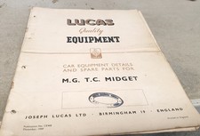 Dec 1949 MG TC MIDGET Lucas