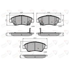 Brake Pads Set For Honda Civic
