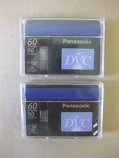 2 Panasonic DVC 90 Mini DV Camcorder Cassette Tapes ~ Sealed