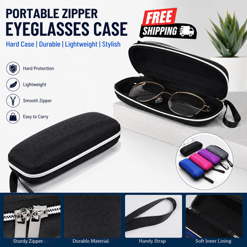 Portable zipper eye glasses - portable,