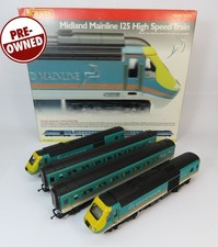 OO Gauge Hornby R2046 4 Car Midland Mainline HST 125 High Speed Train Pack