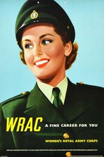 War Posters WRAC Fine Career