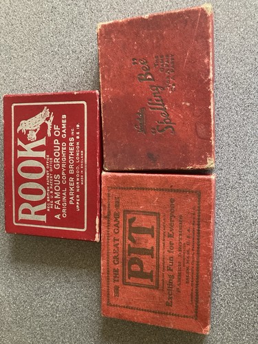 Vintage and antique card games - and,