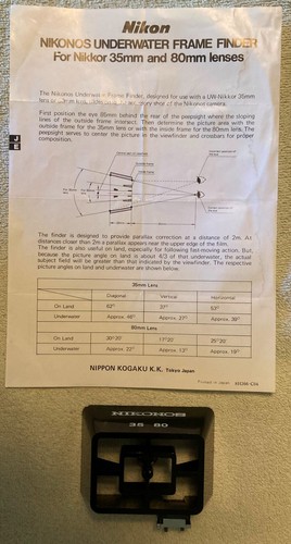 Nikon underwater frame finder - frame,