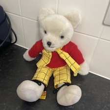 Vintage collectable Rupert the Bear by Real Soft Toys, 1986