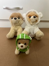 Bundle of 3x Gund Itty Bitty Boo Dog Plush 9 Bear Suit 44 Unicorn & Keyring READ