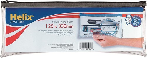 Clear exam pencil - exam, case