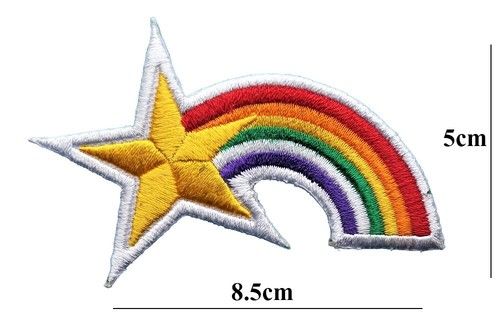 Rainbow shooting star - shooting,
