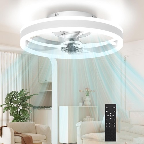 Large led ceiling fan with - led,