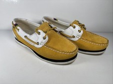 Brand New Womens Timberland Deck Shoes Boat Shoes UK 5 Yellow Suade