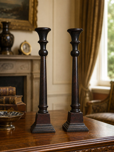 Pair antique bronze - pair,