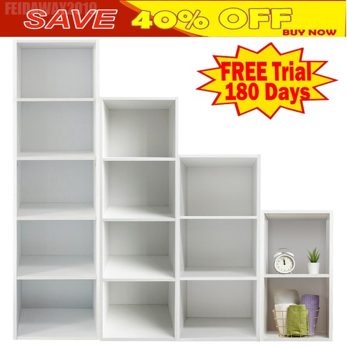 Cube bookcase white - 4,