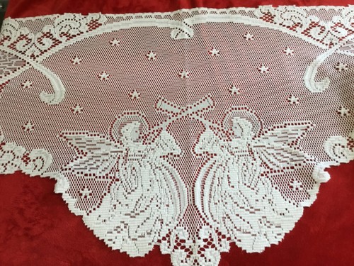 Heritage lace mantle scarf - lace,