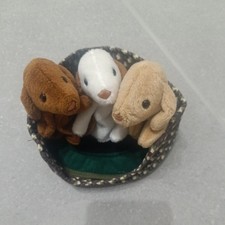 Folkmanis Puppies in Basket