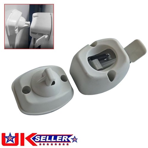 Door retainer catch white - retainer,