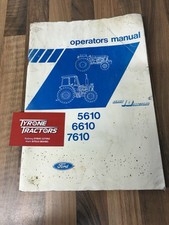 Ford 5610 6610 7610 Operators