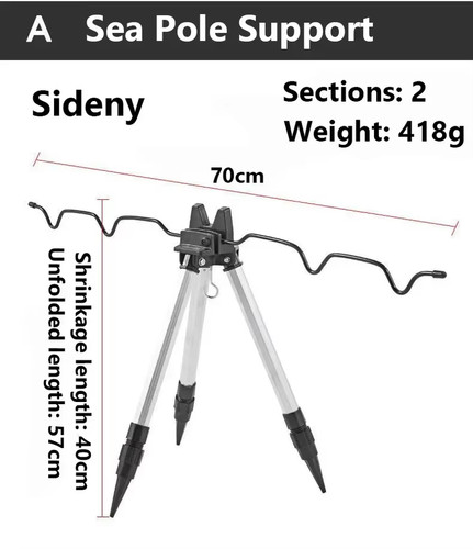 Sea pole support - sea,