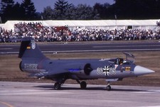 35mm Aircraft Slide F-104 Starfighter 26+89 German Marine Greenham Common 1983