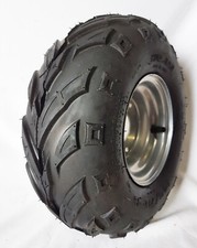 TQU37 RIGHT SIDE 145/70-6 6" TYRE & RIM FOR 50CC 70CC 90 110CC QUAD BIKES 3 BOLT