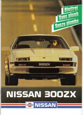 Nissan 300ZX 1986 Original Swiss Market multilanguage Sales Brochure