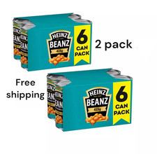 Heinz Beanz, 415 g Pack of 12 - Vegan Baked Beans in a rich Tomato Sauce