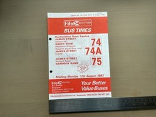 Fife Scottish Bus Group Route