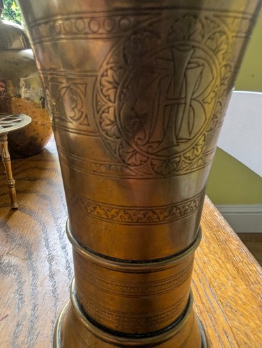 Vintage brass chalice cup - brass, chalice/cup