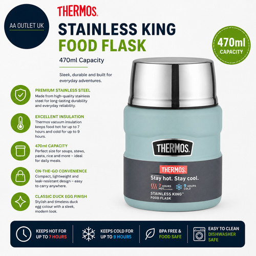 Thermos stainless king food - stainless,