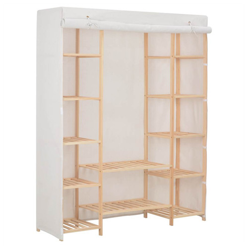 Wardrobe white fabric - white,