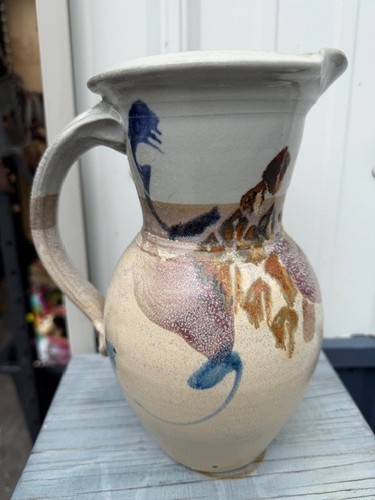 Vintage studio pottery pitcher - studio,