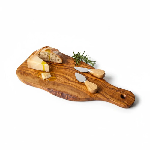 Handmade olive wood - live, edge