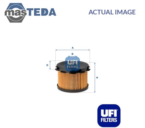 2668800 engine fuel filter - engine, ufi
