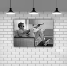 Steve McQueen canvas wall art