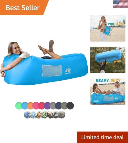 Portable inflatable couch with - inflatable,