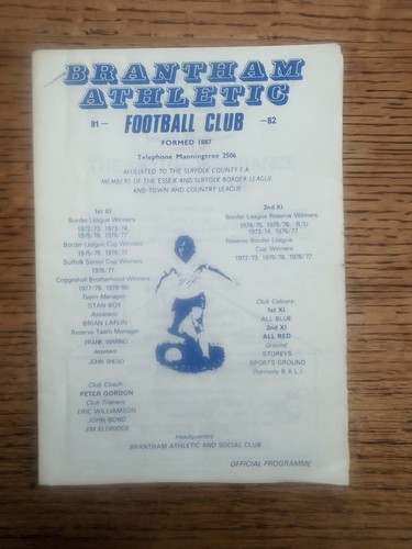 Brantham athletic colchester - brantham,